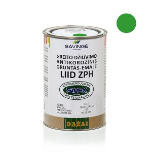 Gruntas-emalė LIID ZPH sign. žalia sp.1 L greito džiūvimo antikorozinis (6)