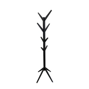 Kabykla stovas drabužiams 45x178x45 cm medinė juoda Home Deco HD6191
