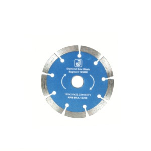 Diskas akmens pjovimo deimantinis segmentinis 125 mm TURBO HR16353