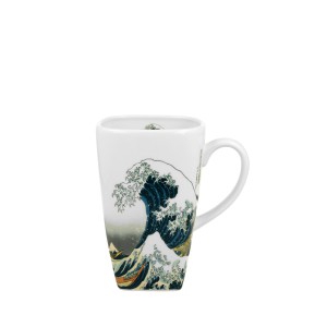 Puodelis porcelianinis 650 ml K. Hokusai Didžioji banga DUO