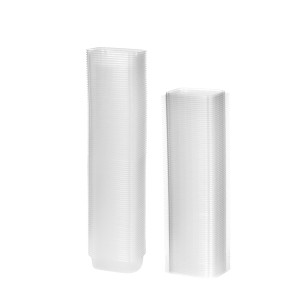 Dėžutė plastikinė maistui PP 150 ml 100 vnt. su dangteliu