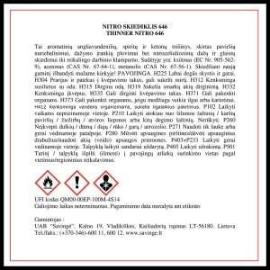 Skiediklis NITRO-646 0.5 l SAVEX