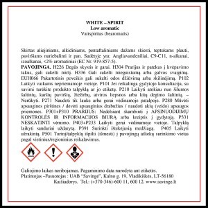 Vaitspiritas bearomatis 5 l  SAVEX