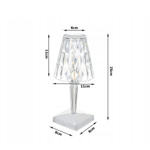 Šviestuvas stalinis liečiamas LED RGB 25 cm 12304