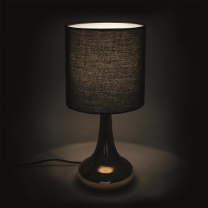 Šviestuvas stalinis liečiamas 15x32x15 cm juodas E14 10W Home Deco HD3334