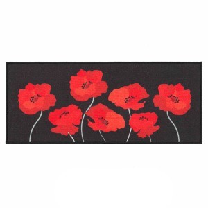 Kilimėlis durų 50x120 cm COQUELICOTS douceur d'intérieur