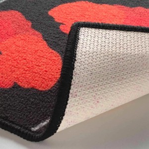 Kilimėlis durų 50x120 cm COQUELICOTS douceur d'intérieur