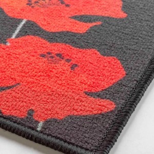 Kilimėlis durų 50x120 cm COQUELICOTS douceur d'intérieur