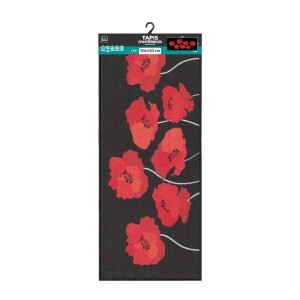Kilimėlis durų 50x120 cm COQUELICOTS douceur d'intérieur