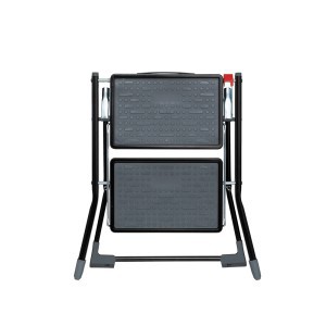 Kėdutė-laiptelis 2 pakopos 49,5x48,5x44,5 cm metalinis 5Five 117090
