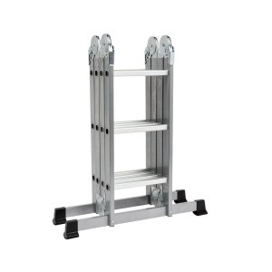 Kopėčios aliumininės daugiafunkcinės 4x3 laipteliai 3,4 m 150 kg 17704 Vorel