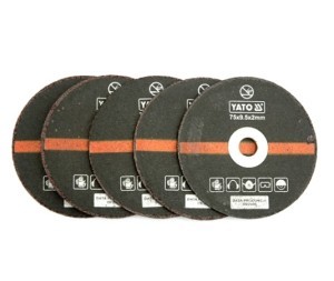Diskas metalo pjovimo 75*2.0*9.5 mm 5 vnt. (tinka YT-09715) YT-0994 YATO lstb