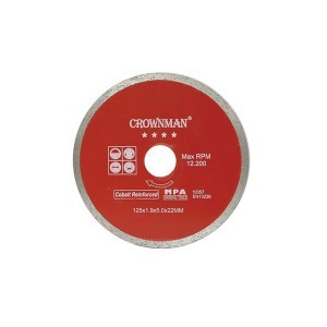 Diskas deimantinis pilnas 4 žvaigžd. 125 mm 0853925 Crownman (50) canc