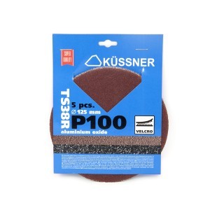 Diskeliai šlifavimo be skylučių TS38R 125 mm P100 5 vnt. 1050-381210 (10)