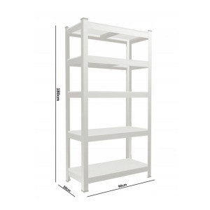 Lentyna sandėliavimui 180x90x30 cm 5 lentynos max po 175 kg GWI5870
