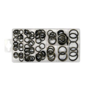 O-žiedų rinkinys slėginis metalas/guma NBR70 90 vnt. YT-068581 YATO