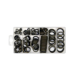 O-žiedų rinkinys slėginis metalas/guma NBR70 150 vnt. YT-068582 YATO