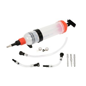 Švirkštas/rankinė pompa 1500 ml su 6 adapteriais YT-07082 YATO