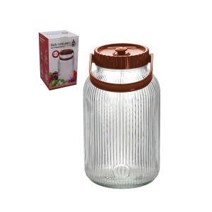 Stiklainis daugiafunkcinis 5,5 L (vynui, agurkams, kopūstams) IBO9883