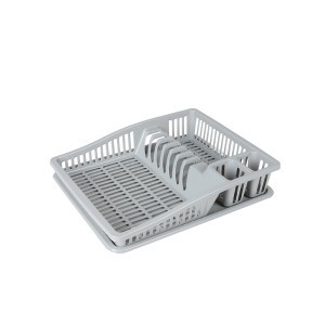 Džiovykla indams 38,5x31x8 cm plastikinė, pilka Urban Living 43216