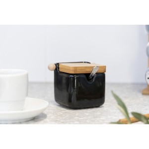 Indelis cukrui keramikinis su dangteliu 190 ml 7,7x11x7,5 cm Kinvara 90964
