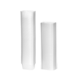 Dėžutė plastikinė maistui PP 250 ml 100 vnt. su dangteliu