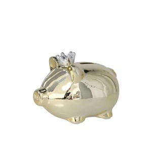 Taupyklė keramikinė Kiaulė 16 cm (2 spalvos) 8445393134307