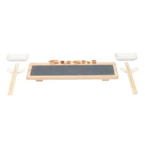 Lentelė Suši su lazdelėmis ir padažinėmis 30x16x3cm ALPINA 871125210936