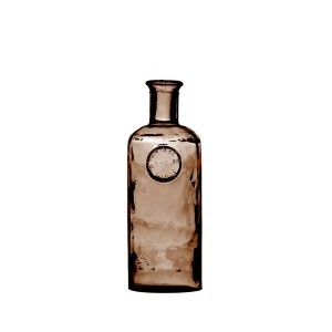 Vaza perdirbto stiklo D13xH27 cm ruda Natural Living 8073