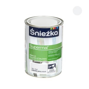 Emalė SUPERMAL peleninis šviesus sp. 0,8 l RAL7047 Sniežka
