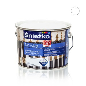 Emalė "Ant rūdžių" balta 2,5 l R01 Sniežka išpardavimas