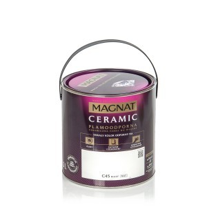 Emulsija MAGNAT Ceramic C45 atspari dėmėms, plaunama, valoma 2.5 l Balta