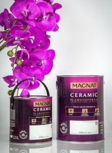 Emulsija MAGNAT Ceramic C45 atspari dėmėms, plaunama, valoma 2.5 l Balta
