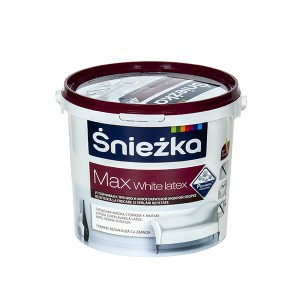 Emulsija SNIEŽKA MAX WHITE Latex  5 l balta Sniežka