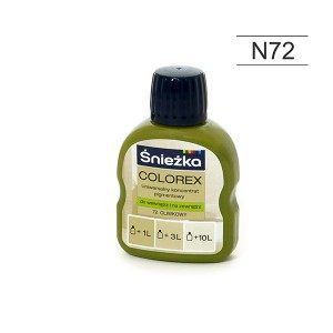 Pigmentas COLOREX N72 alyvmedis 100 ml Sniežka (10)