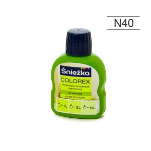 Pigmentas COLOREX N40 salotinis 100 ml Sniežka (10)