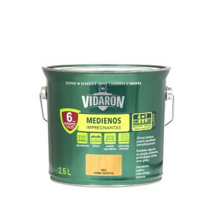 Impregnantas VIDARON auksinė pušis 2,5 l V02 Sniežka (1)