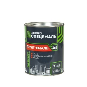 Gruntas-emalė antik. 3 viename 2.5 kg smėlinė-pilkai geltona DNIPRO Ukraina (6)