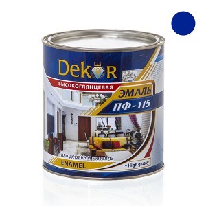 Emalė  PF-115 DEKOR mėlyna 2.6 kg Chimik  išpardavimas