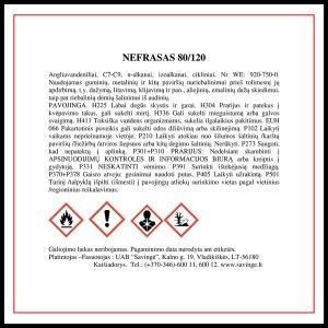 Nefrasas 80/120  5 l  SAVEX
