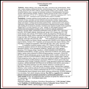 Purškiamos termoizoliacinės putos SAVEXPUR  850 ml