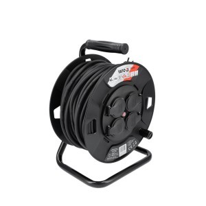 Ilgintuvas elektros ritėje 40 m 4 lizdų CE IP44 izoliacija YT-81054 YATO