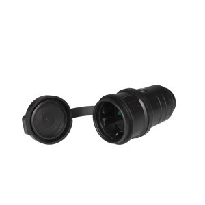 Kištukas IP44 tinka naudoti lauke/viduje 16 A / 250 V Atom 614167