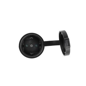Kištukas IP44 tinka naudoti lauke/viduje 16 A / 250 V Atom 614167