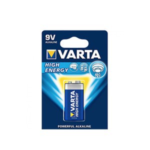 Elementas 9V High energy Varta 16350