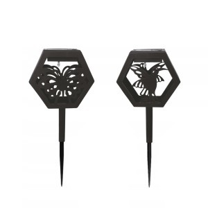 Šviestuvas sodo su saulės baterija 13,8x4,5x37 cm SOL6686