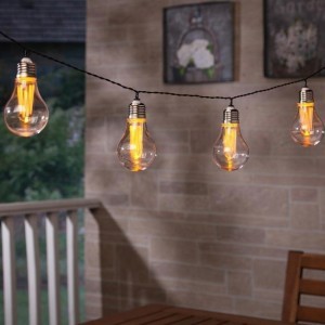 Girlianda sodo su saulės baterija 2+1,8 m 10LED balta šilta sp. HEMMA SOL3606