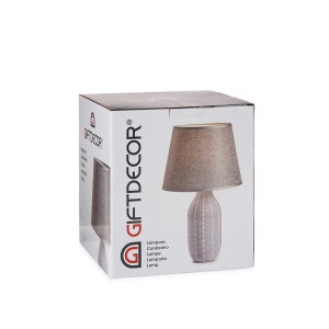 Šviestuvas stalinis keramikinis su gaubtu D25xH40 cm (mix) Giftdecor 92237