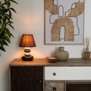 Šviestuvas stalinis keramikinis su gaubtu D20xH31 cm (mix) Atmosphera 116374