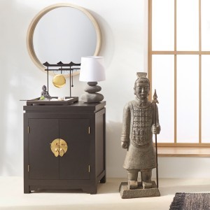 Šviestuvas stalinis keramikinis su gaubtu D17xH30 cm (mix) Atmosphera 124166